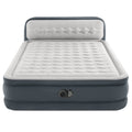 Intex Queen Ultra Plush Headboard Airbed with Internal Pump, Grey, 46 cm Raised - SuperSaverAU - view 2