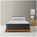 Intex Queen Ultra Plush Headboard Airbed with Internal Pump, Grey, 46 cm Raised - SuperSaverAU - view 5
