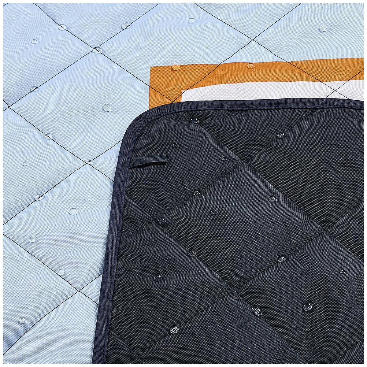 Hunter Outdoor Picnic Blanket Bedford Blue, 152 x 183 cm, Water Resistant, Tent Loops - SuperSaverAU - view 11