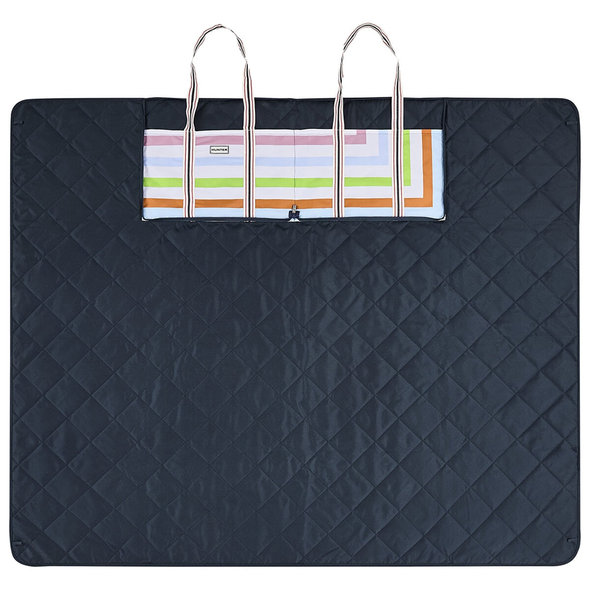 Hunter Outdoor Picnic Blanket Bedford Blue, 152 x 183 cm, Water Resistant, Tent Loops - SuperSaverAU - view 3