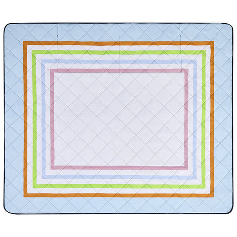 Hunter Outdoor Picnic Blanket Bedford Blue, 152 x 183 cm, Water Resistant, Tent Loops - SuperSaverAU - view 1