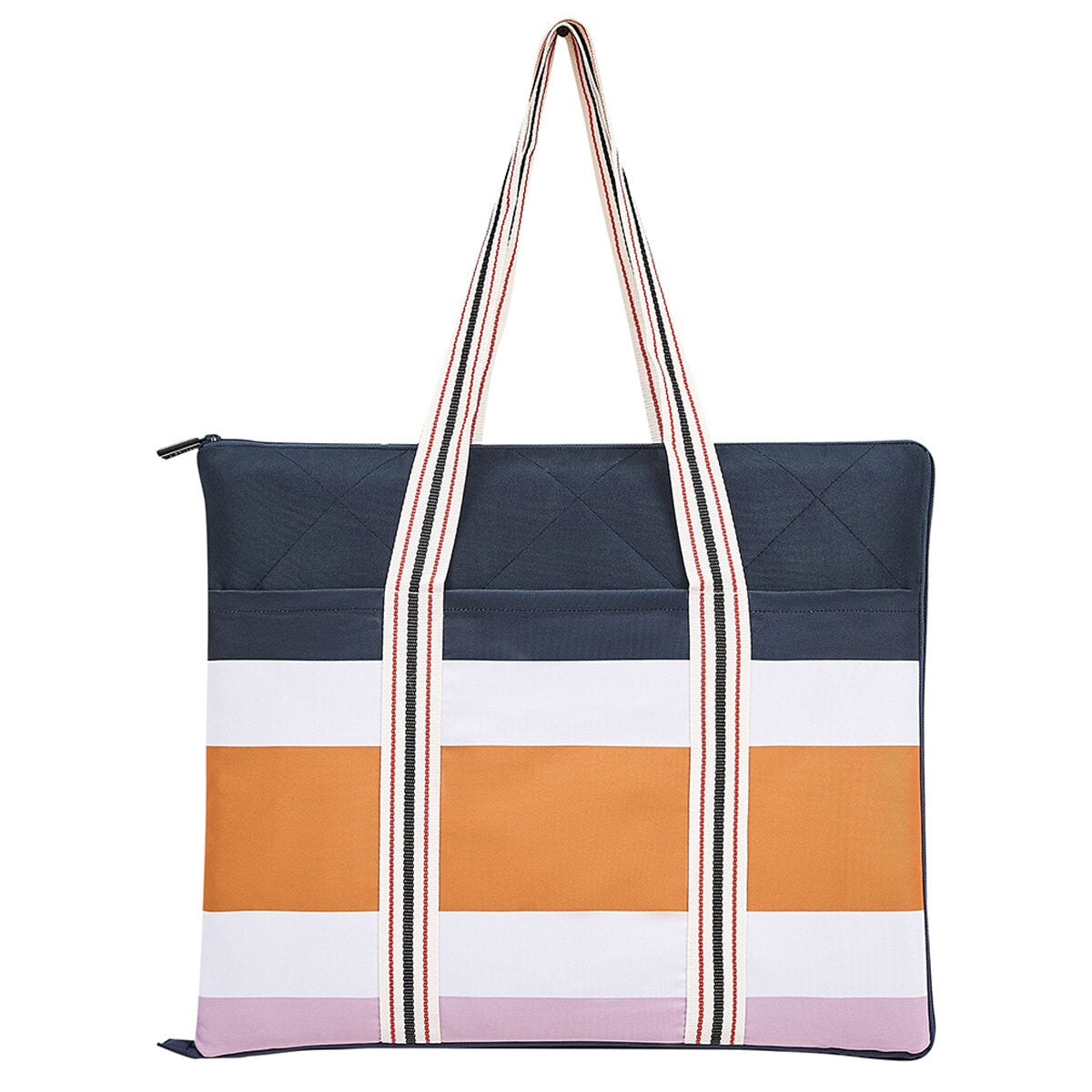 Hunter Outdoor Picnic Blanket, Block Stripe Blue, 152 x 183 cm, Water Resistant, Tent Loops - SuperSaverAU - view 6
