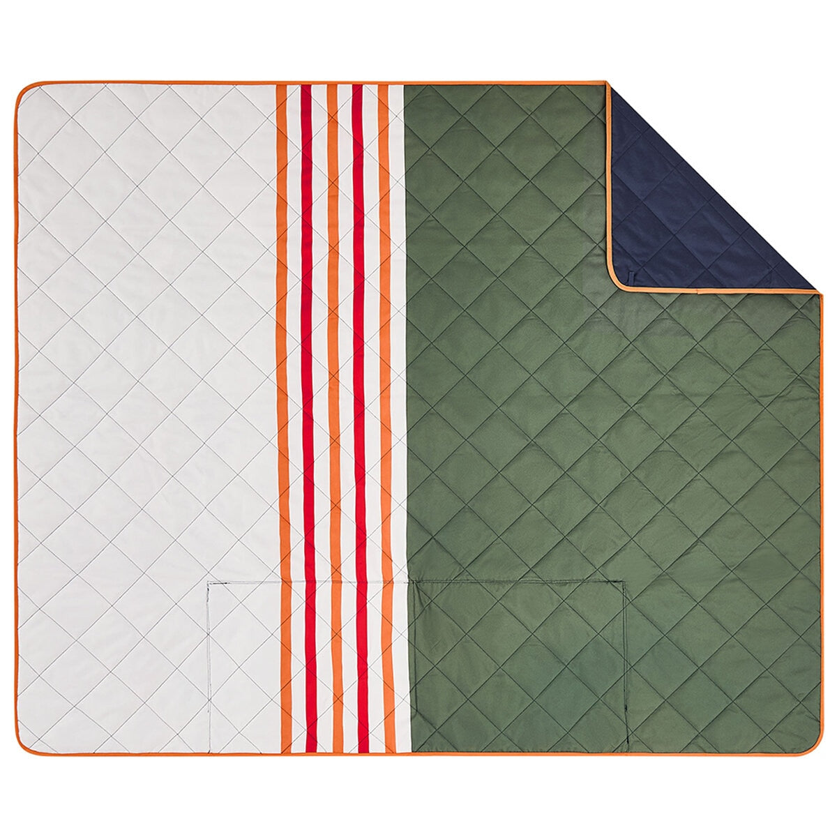 Hunter Outdoor Picnic Blanket 152 x 183 cm Cypress Block Green Water Resistant - SuperSaverAU - view 2