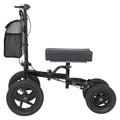 Altus Knee Scooter Walker Black, 158 kg Capacity, All-Terrain Pneumatic Tires - SuperSaverAU - view 2