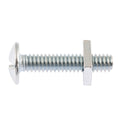 Zenith Mushroom Head Bolt - 1/4"x30mm - 25 Pack - Zinc Plated - Internal Use - SuperSaverAU - view 2