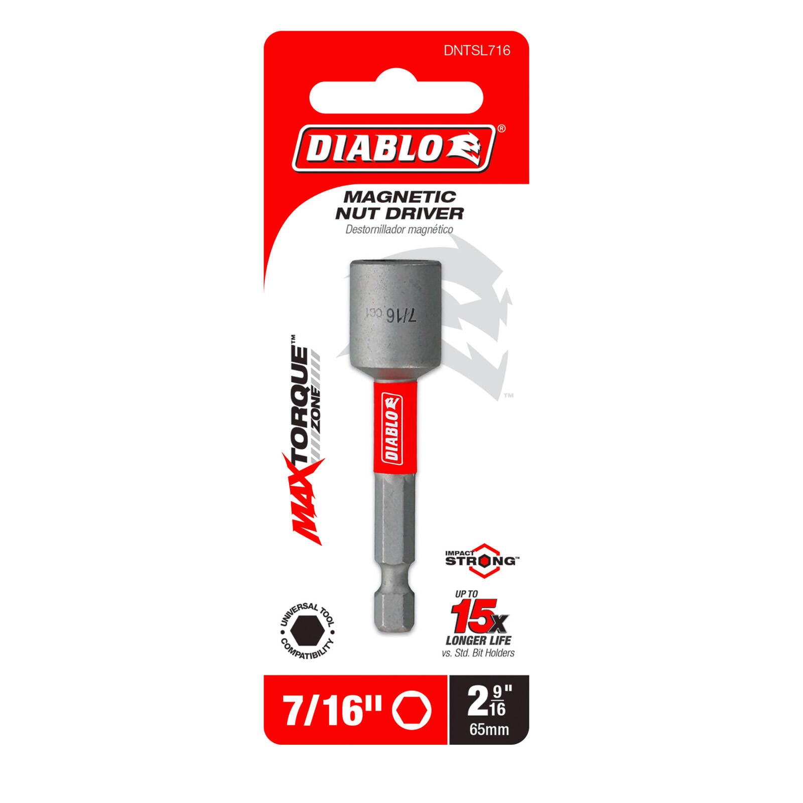 Diablo 7/16" x 2-9/16" Magnetic Nut Driver