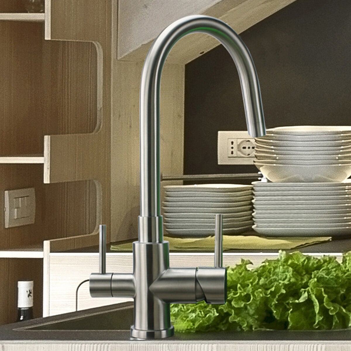 Zip Filtered Water Hydrotap - Stainless Steel Gooseneck - 0.2 Sub Micron Filter - WELS 4 Star - 94574