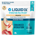 Liquid I.V. Hydration Multiplier Sugar Free Peach Electrolyte Drink Mix 30 Sachets