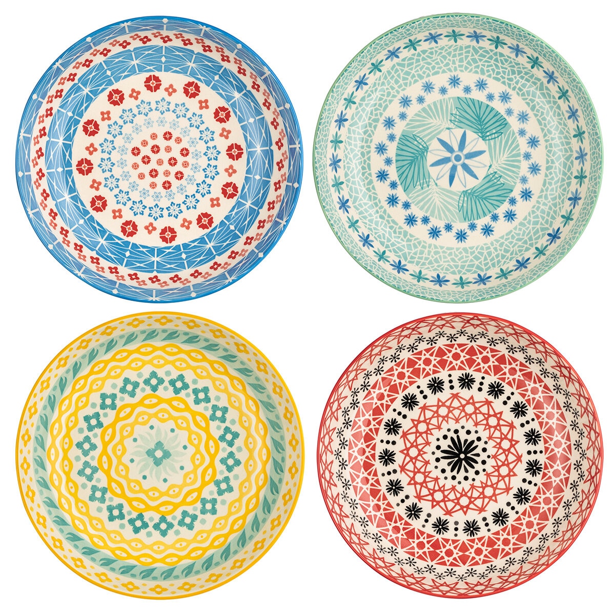 Signature Housewares Dinner Bowls 4 Piece Set