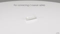 Antsig Coax Cable Joiner - Coaxial Cable Extension - ABS - Easy Repair - SuperSaverAU - view 4