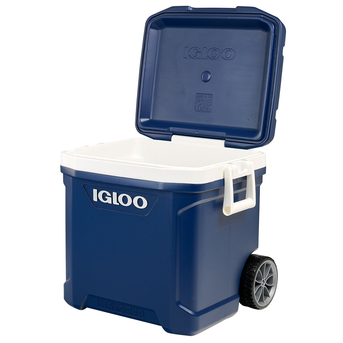 Igloo MaxCold 58.6L Wheeled Cooler with Softride Wheels & Locking Handle - SuperSaverAU - view 5