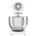 Smeg 50's Style Stand Mixer White SMF03WHAU, 800W, 10 Speeds, 4.8L Bowl, Quiet Operation - SuperSaverAU - view 6