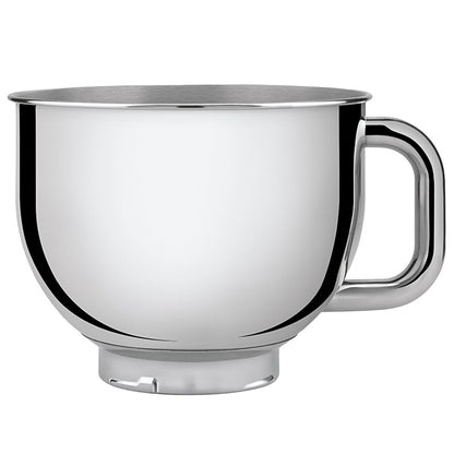 Smeg 50's Style Stand Mixer White SMF03WHAU, 800W, 10 Speeds, 4.8L Bowl, Quiet Operation