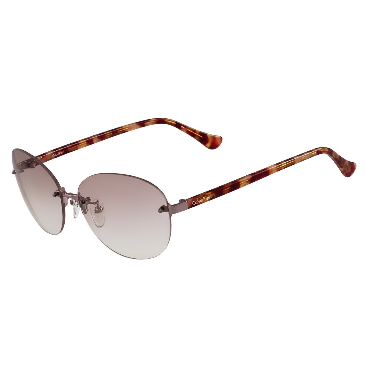 Calvin Klein Men's Sunglasses CK1223SA, Gradient Burgundy, Oval, 58 mm - SuperSaverAU - view 1