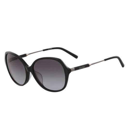 Calvin Klein Men's Sunglasses Gradient Grey Lens 57mm Acetate Frame Black