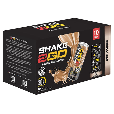 Shake 2 Go Protein Shake Coffee 10 x 350ml