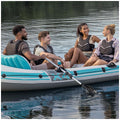Bestway Hydro Force Adventure Elite X4 Inflatable Raft Set for 4 Adults, Grey/Teal - SuperSaverAU - view 3