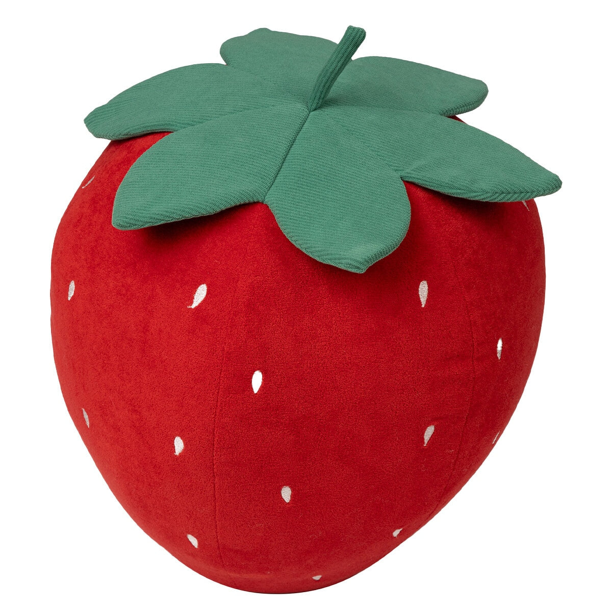 Brentwood Originals Strawberry Fruit Shape Pillow 419x470x140 mm, OEKO-TEX Certified - SuperSaverAU - view 1