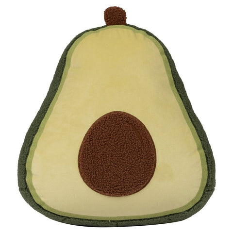 Brentwood Originals Avocado Fruit Shape Pillow 419x470x140mm - Soft Polyester Fiberfill - SuperSaverAU - view 1