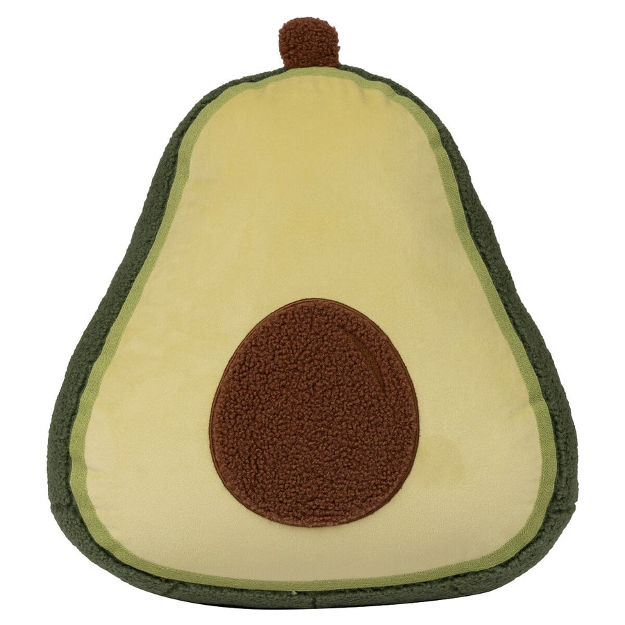 Brentwood Originals Avocado Fruit Shape Pillow 419x470x140mm - Soft Polyester Fiberfill - SuperSaverAU - view 1