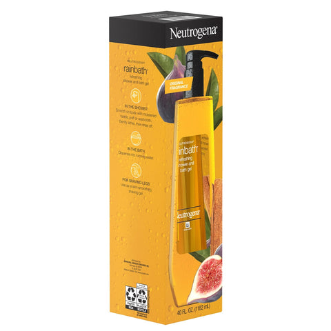 Neutrogena Rainbath Gel Original 1.18L Moisturising Body Wash, Softens Skin - SuperSaverAU - view 2