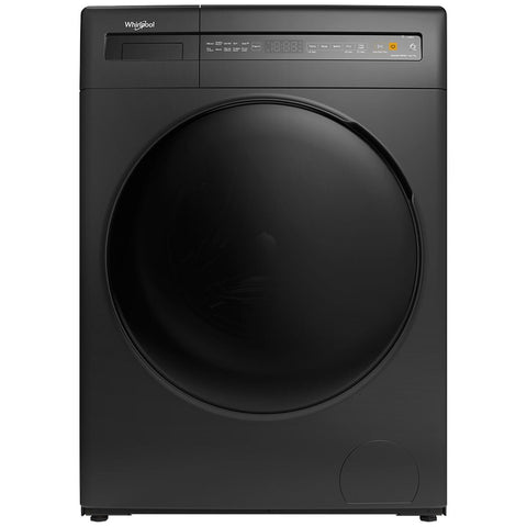 Whirlpool 9kg/6kg Essentials Washer Dryer Combo - Black, Sanicare Hygiene Wash, Hot Air Fresh - WWEB9602IG