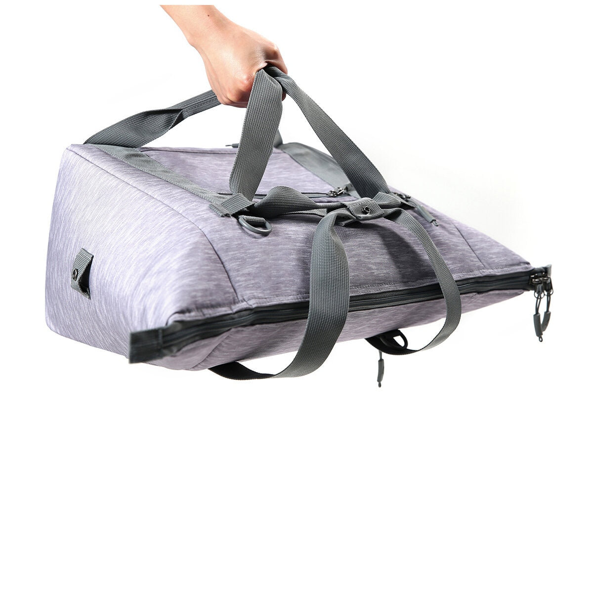 Titan Insulated Carry All Tote Grey, 25 Can Capacity, Leak Proof, Convertible Handles - SuperSaverAU - view 7