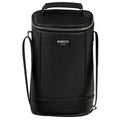 Igloo Luxe Wine Tote Cooler Black, Vegan Leather, Insulated, Adjustable Strap, 134.62x355.6x229.8 mm - SuperSaverAU - view 1