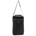 Igloo Luxe Wine Tote Cooler Black, Vegan Leather, Insulated, Adjustable Strap, 134.62x355.6x229.8 mm - SuperSaverAU - view 2