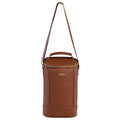 Igloo Luxe Wine Tote Cooler Cognac - Vegan Leather, Insulated, Adjustable Strap, 2 Bottles - SuperSaverAU - view 2