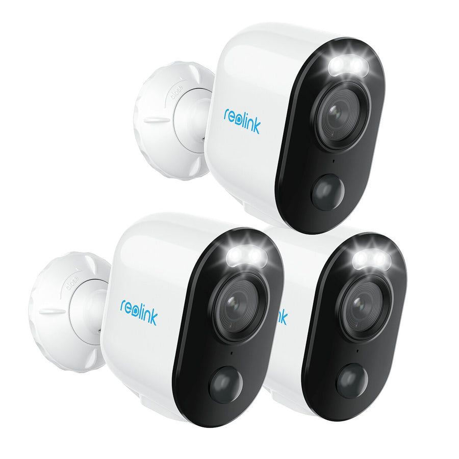 Reolink Argus 3E 2K Battery Camera 3PK - 3MP, Night Vision, Two-Way Audio, Solar Option - SuperSaverAU - view 1