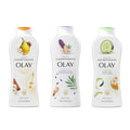Olay Essentials Botanicals Body Wash 3 x 700ml - Moisturising, Long-Lasting Fragrance - SuperSaverAU - view 1