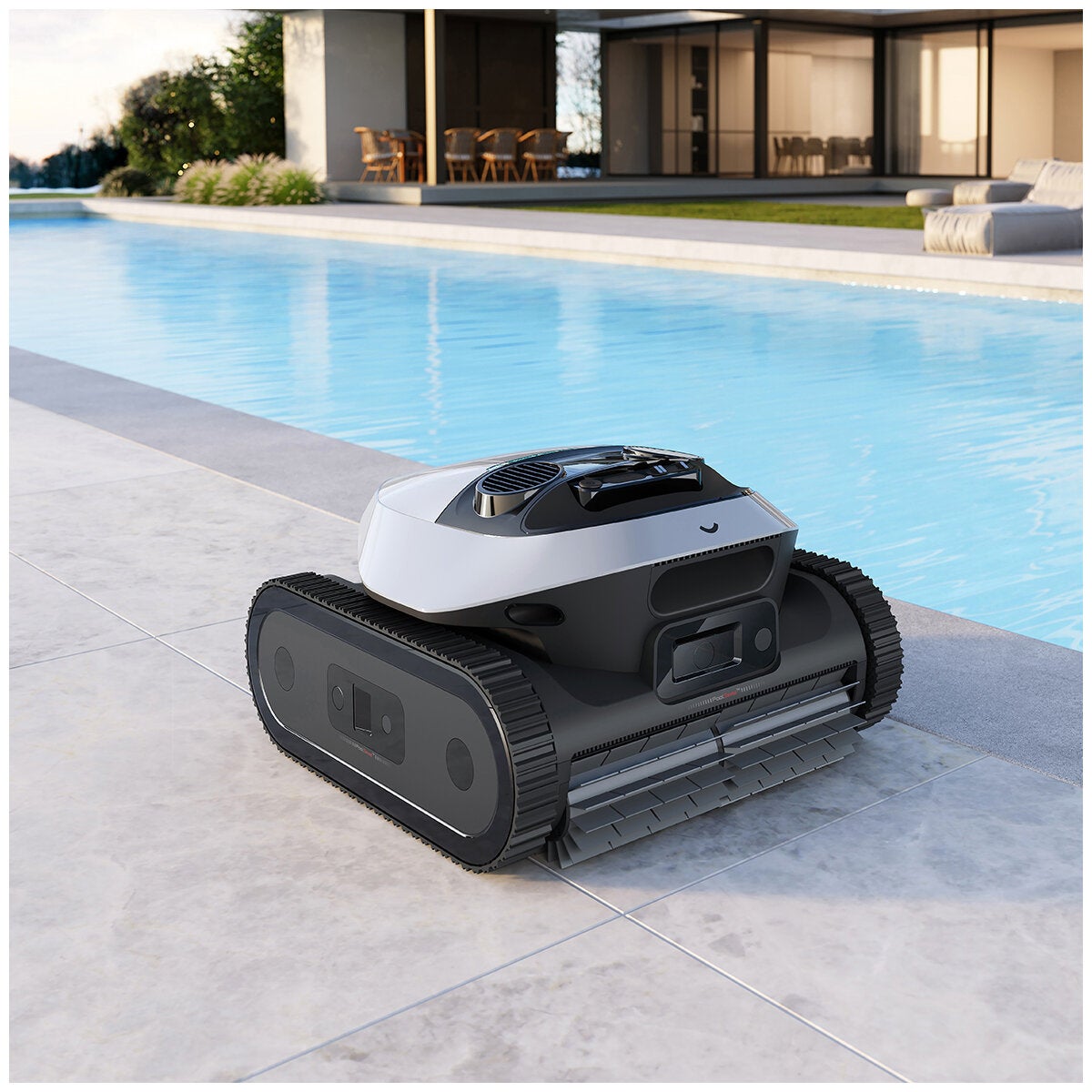 Cord-Free Automatic Pool Vacuum Robot with Waterline Cleaning and Poolside Parking, by Dreame Z1 — image 8