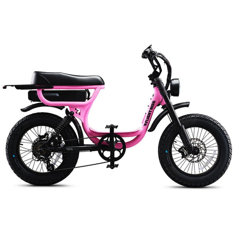 Flight Risk FR333 electric bike - 1000W motor, 52V 25Ah battery, Pink finish - FR-333PINK