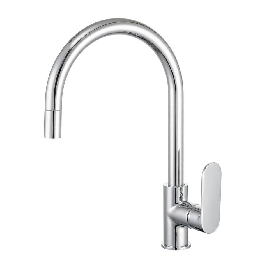 Mondella 35mm Chrome Affiniti Pull Out Sink Mixer - Lead-Free Brass - Water Efficient - SuperSaverAU - view 1