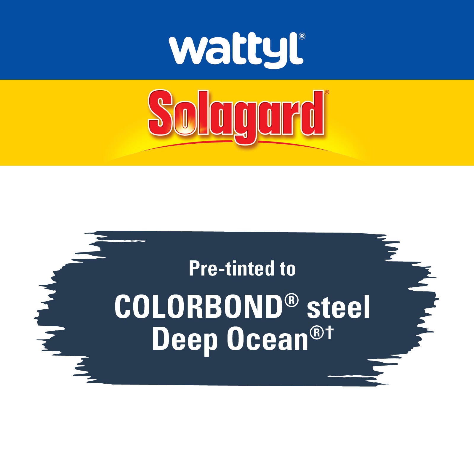 Wattyl Solagard 1L Deep Ocean Low Sheen Pre-Tinted Exterior Paint