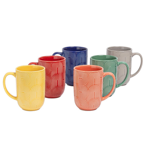 over&back Arch Mugs 490ml x 6 Pack