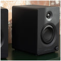 Victrola Tempo Bookshelf Speakers Black - Bluetooth 5.4, RCA, USB-C, 155x190x225mm - SuperSaverAU - view 4