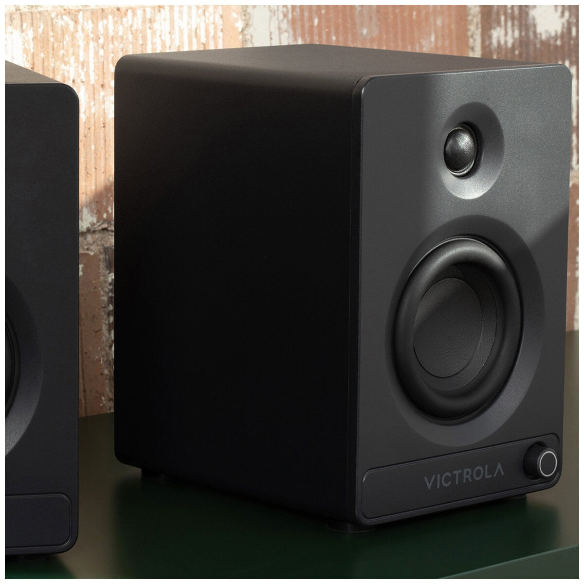 Victrola Tempo Bookshelf Speakers Black - Bluetooth 5.4, RCA, USB-C, 155x190x225mm - SuperSaverAU - view 4