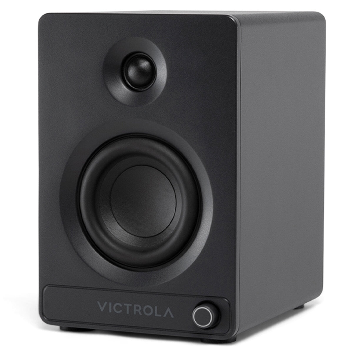 Victrola Tempo Bookshelf Speakers Black - Bluetooth 5.4, RCA, USB-C, 155x190x225mm - SuperSaverAU - view 3