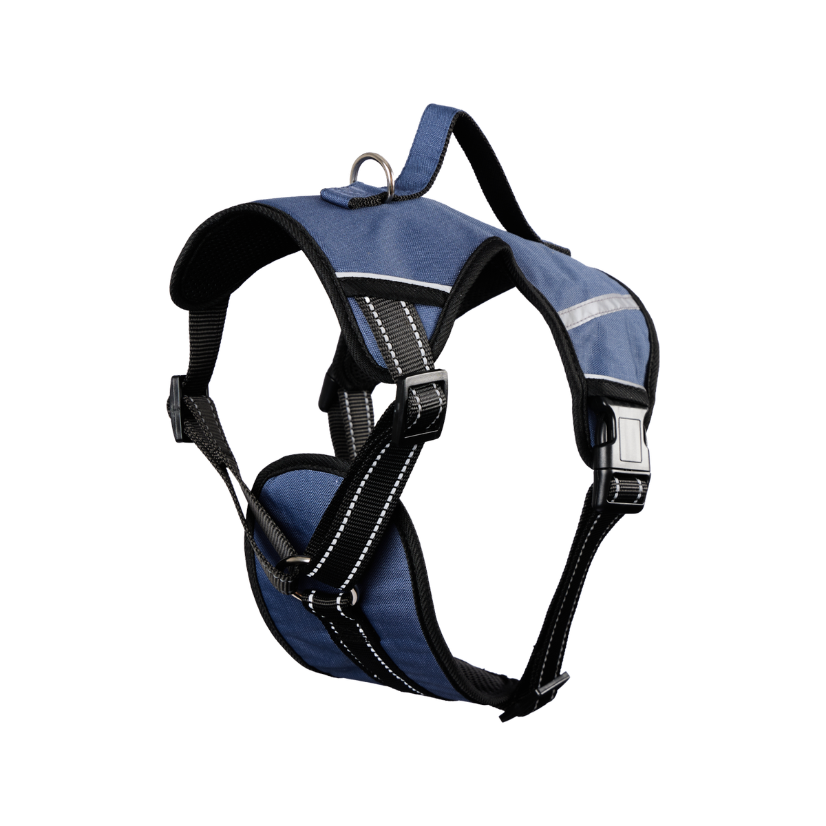 Happy Tails Large Explorer Dog Harness - Adjustable 69cm to 81cm - Reflective Stripes - Soft Grip Handle - Extra Thick Padding - SuperSaverAU - view 1