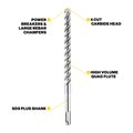 Kango 14mm x 260mm K4 SDS Plus Steel Drill Bit