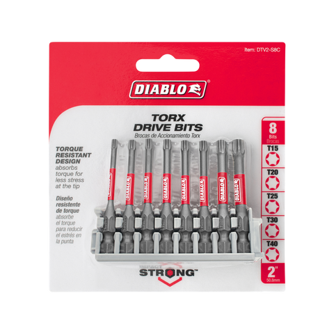 Diablo 50mm Torx Modular Set Clip 8 Pack - Durable - Precision Engineered - SuperSaverAU - view 1