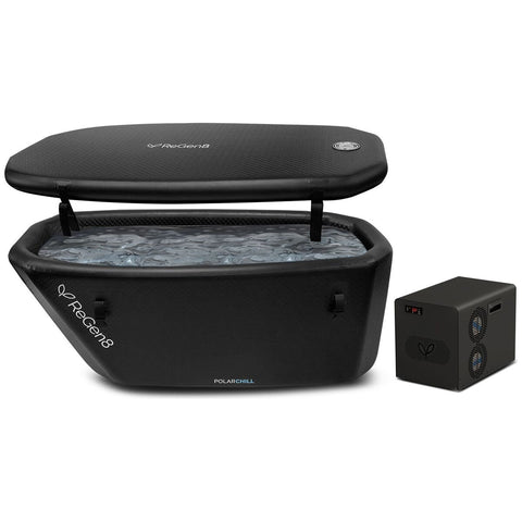 ReGen8 PolarChill Cold Plunge Ice Bath - 470L Slipper-Tub Design with T2 Chiller Unit - RGCP-POLARCHILLT2
