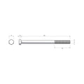 Zenith M16 x 250mm Hot Dip Galvanised Hex Head Bolts and Nuts 12 Pack - SuperSaverAU - view 3