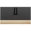 Bosch 80cm Series 6 Induction Cooktop with Downdraft Ventilation - Black Glass, Home Connect - PVQ811H26E