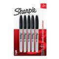 Sharpie Black Fine Marker 5 Pack