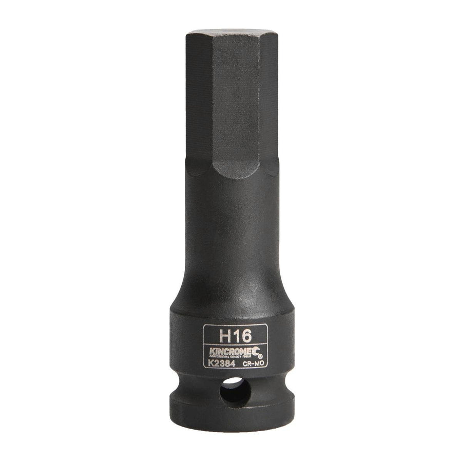 Kincrome 16mm Hex Impact Socket 1/2 Drive Cr-Mo Rust Resistant - SuperSaverAU - view 1
