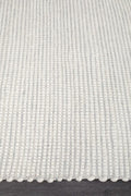 Rug Culture Loft Large Rug 280x190cm - Grey Felted Wool, Hand Loomed Flatwoven - LFTGREY280X190