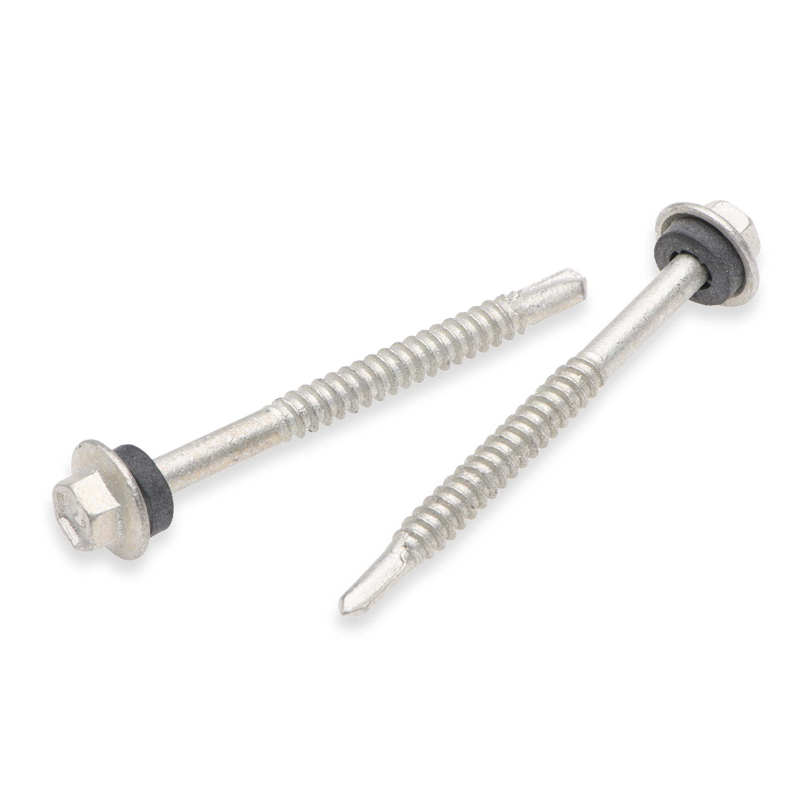 Buildex 12G x 65mm Class 3 Hex Head Roofing TEKS Screws with Seal, 6 Pack